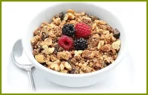 Os benefícios da granola